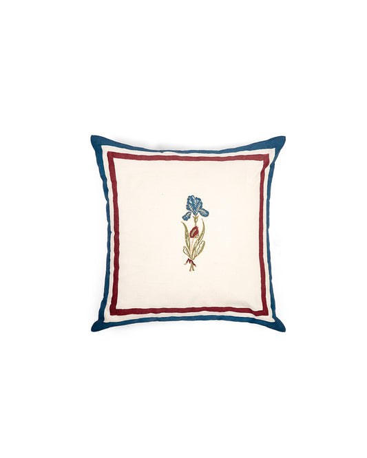 Blooming Iris Cushion Cover Small