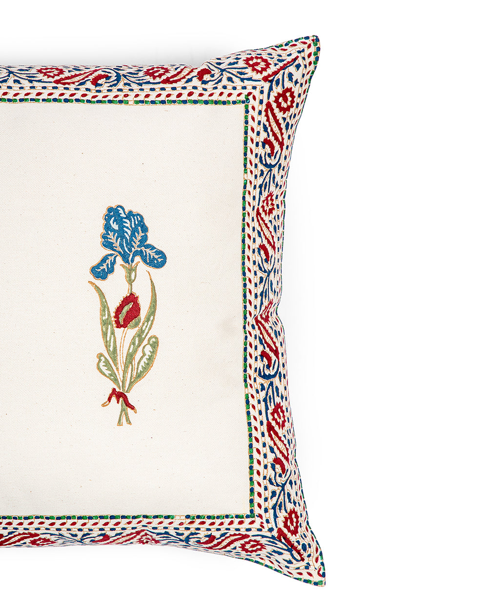 Blooming Iris Cushion Cover Medium