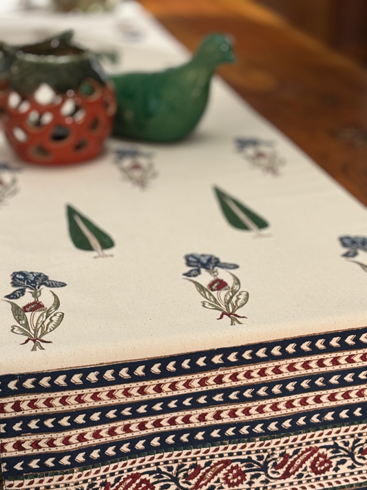 Blooming Iris Table Runner