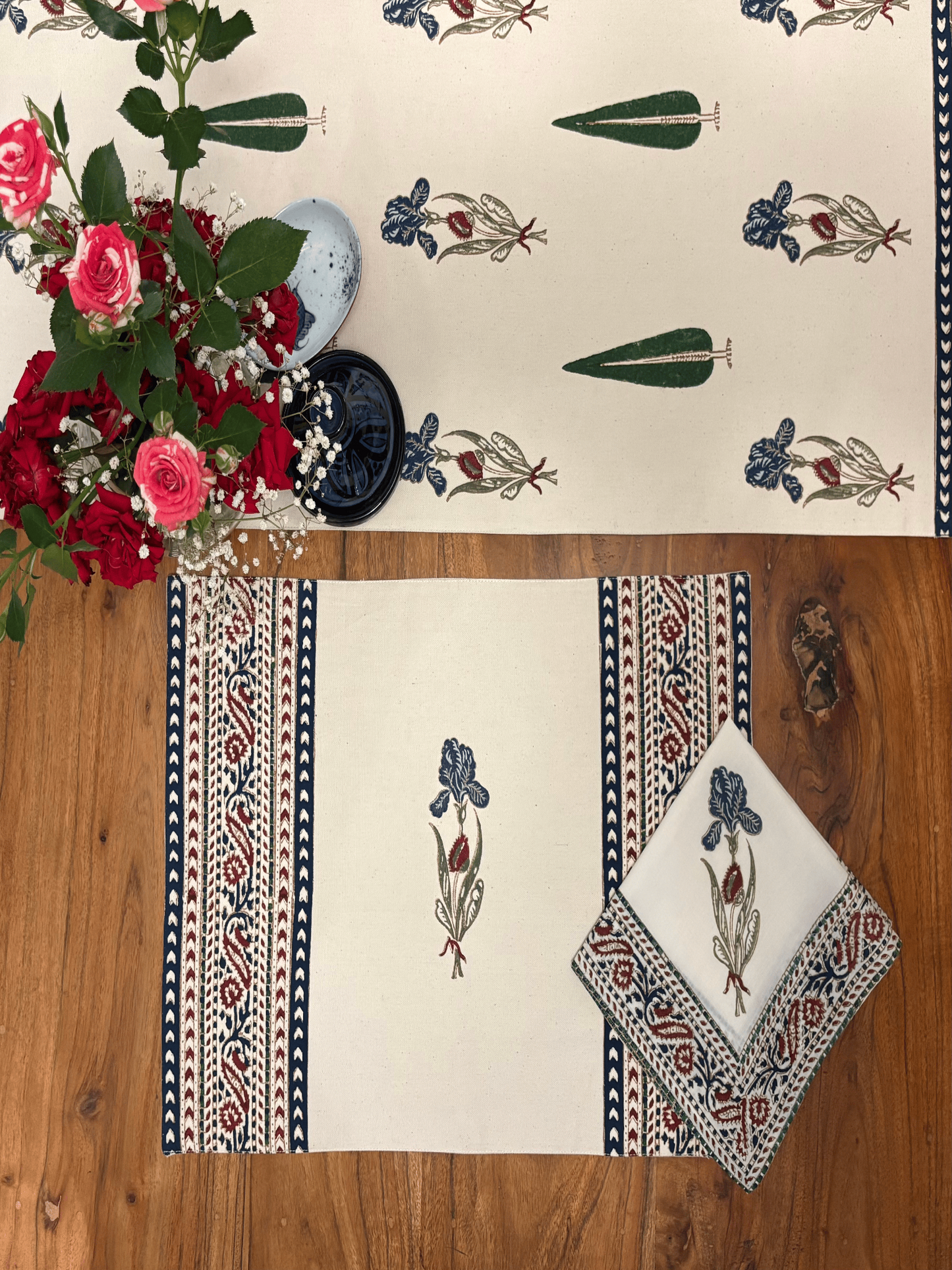 Blooming Iris Napkin Set of 2