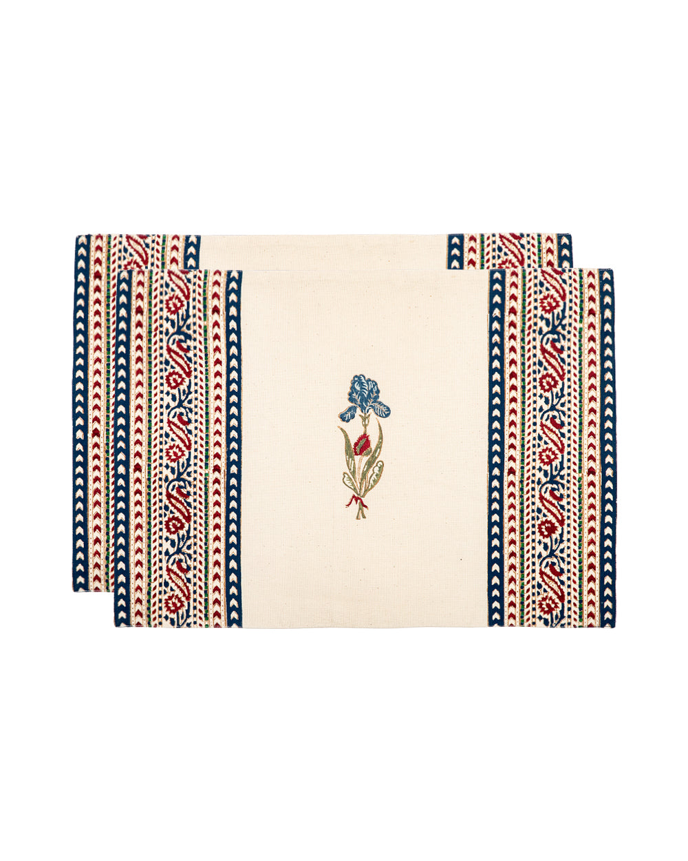 Blooming Iris Placemats Set of 2