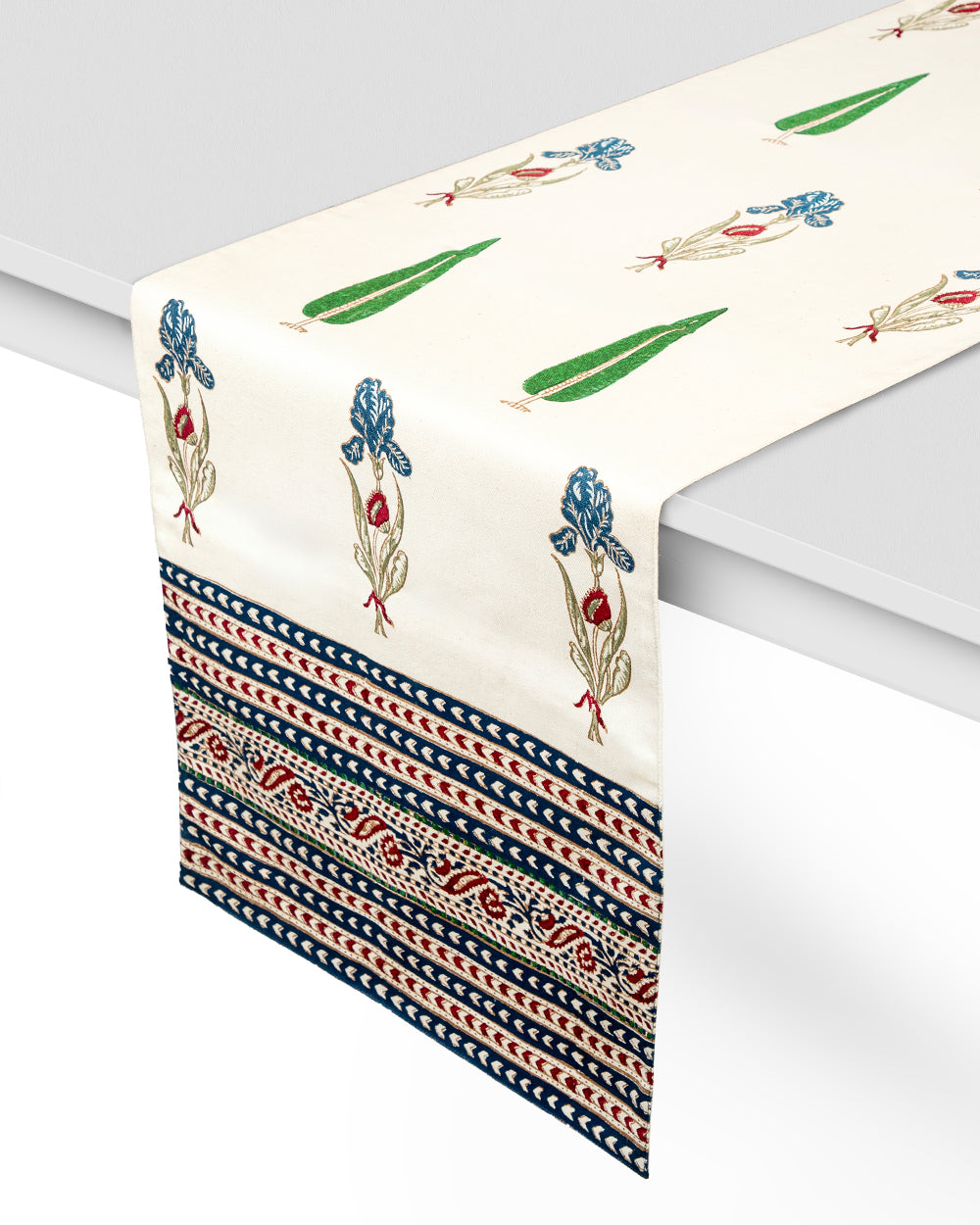 Blooming Iris Table Runner