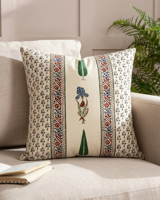 Blooming Iris Cushion Cover Large