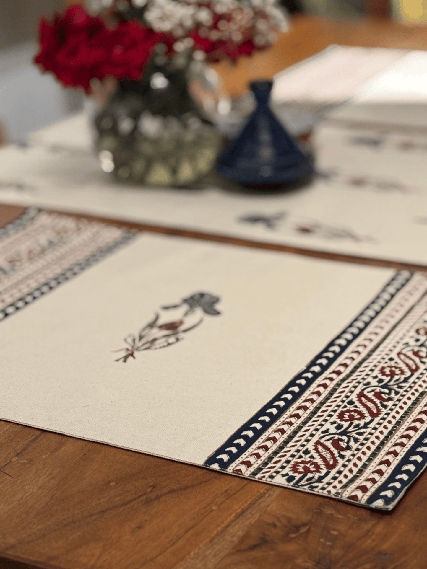 Blooming Iris Placemats Set of 2