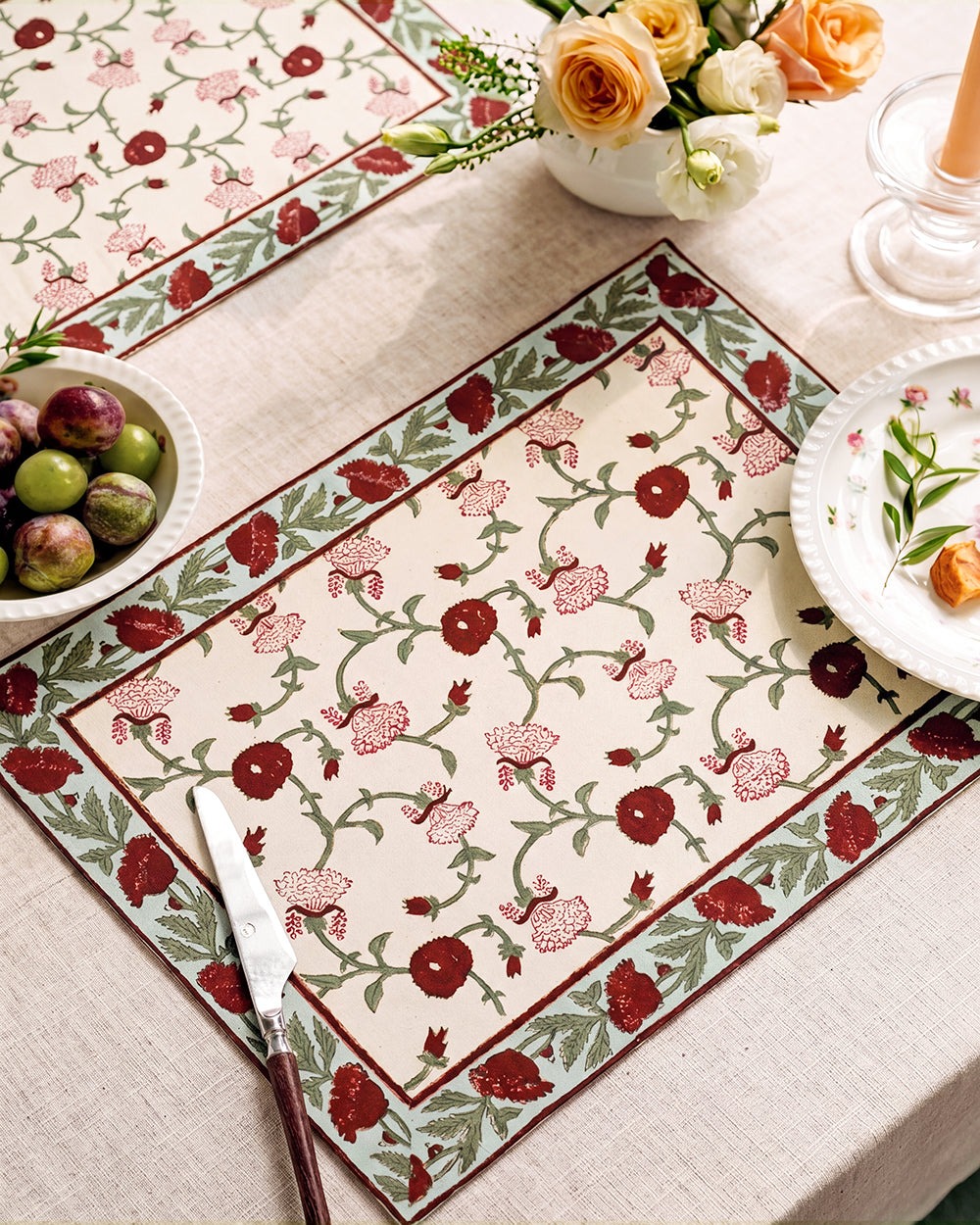 Poppy Placemats Set of 2