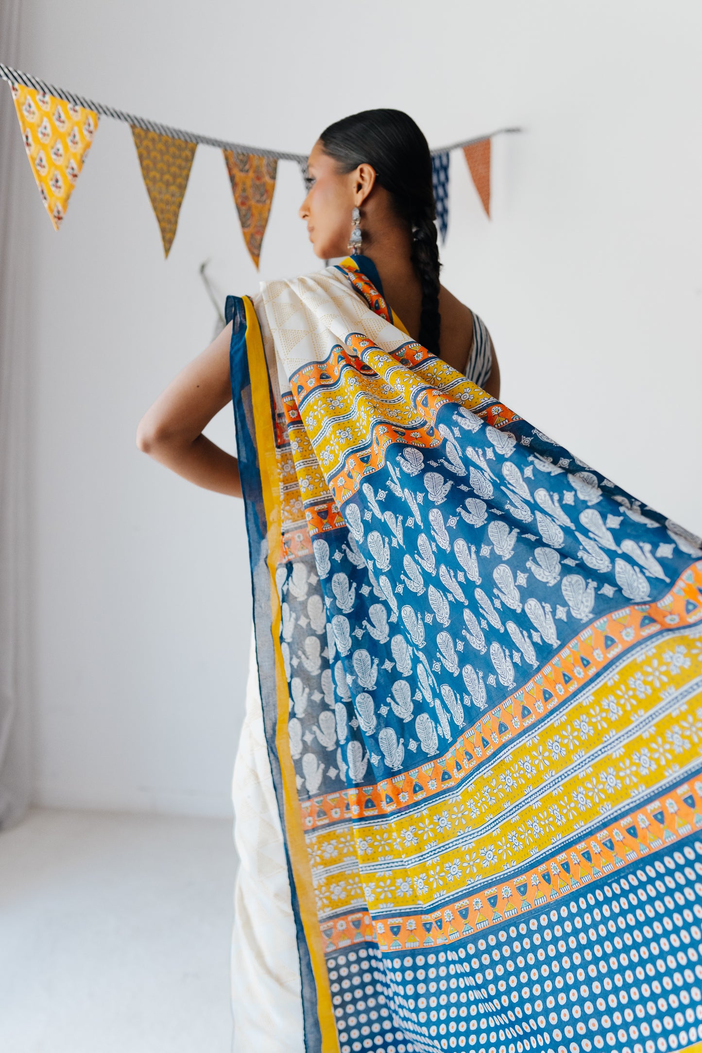 Peacock Sari