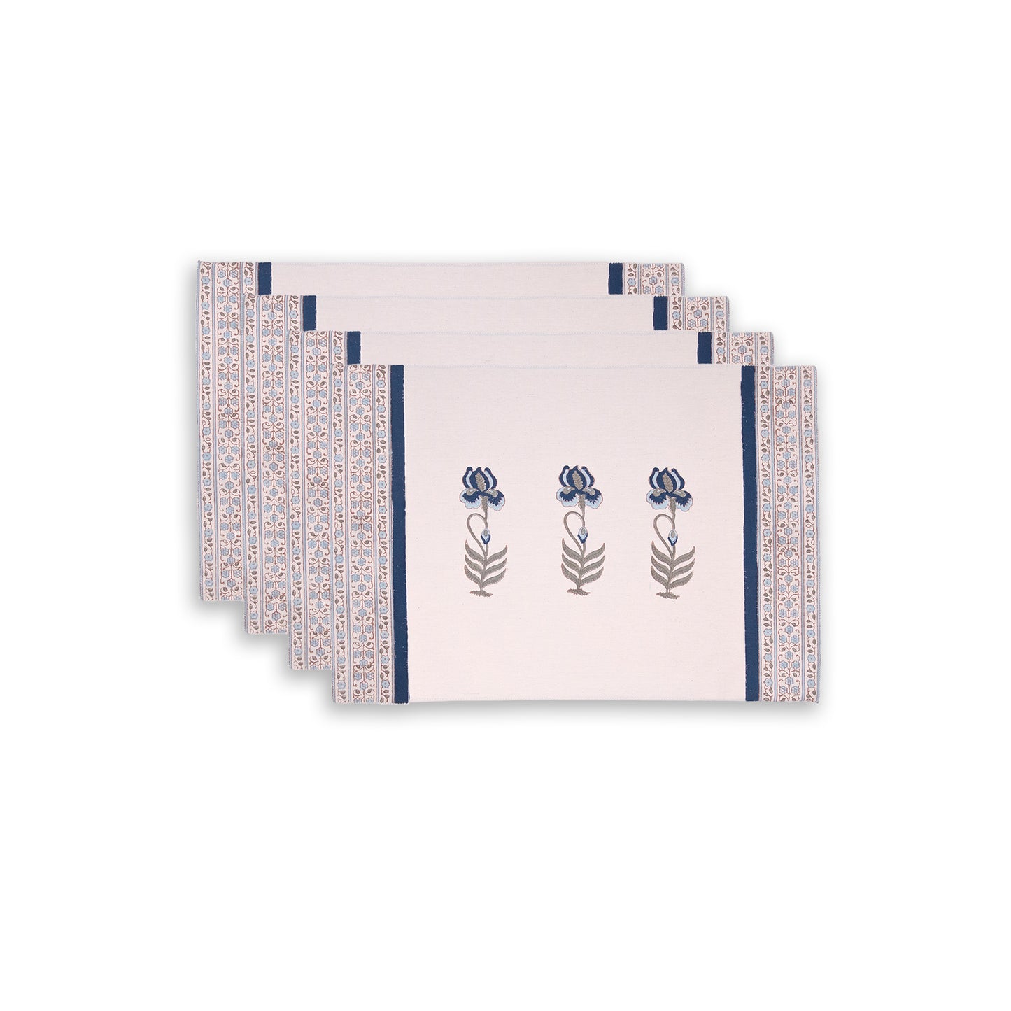 Iris Table Placemats Set of 4