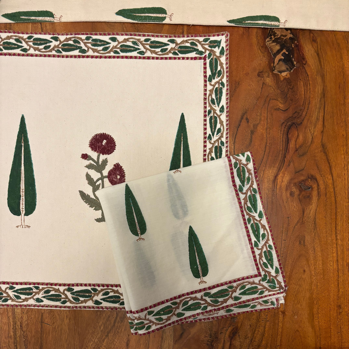 New Saru Table Napkin Set of 2
