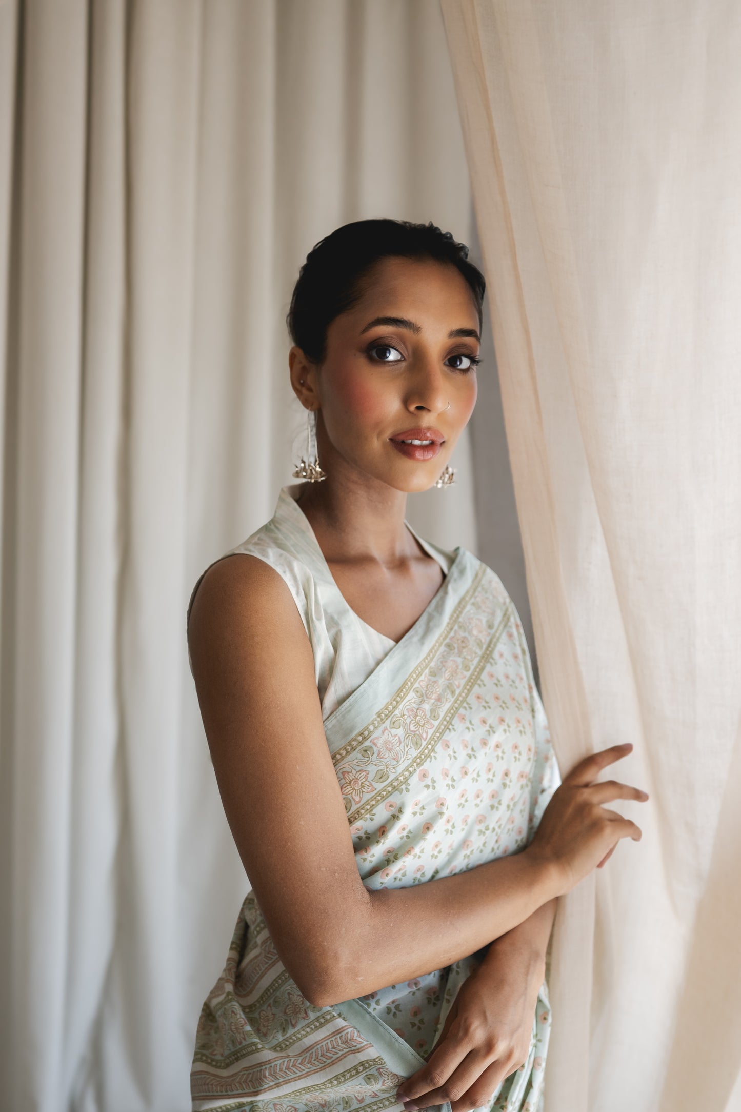 Blue Mist Sari
